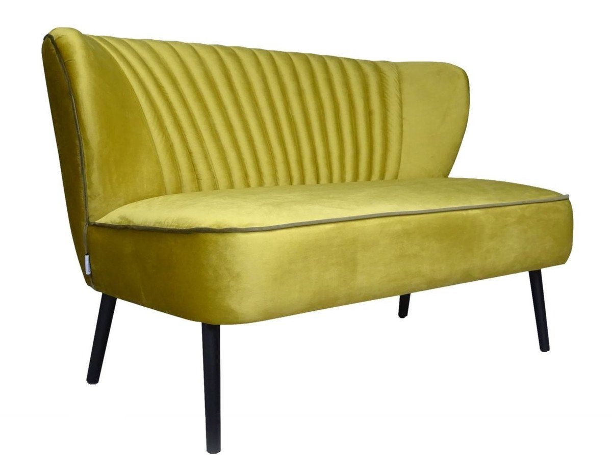 Casa Padrino Sofa - Gold cm x H. 73,5 Wohnzimmer 75 x 129 Designer Luxus Sofa Möbel