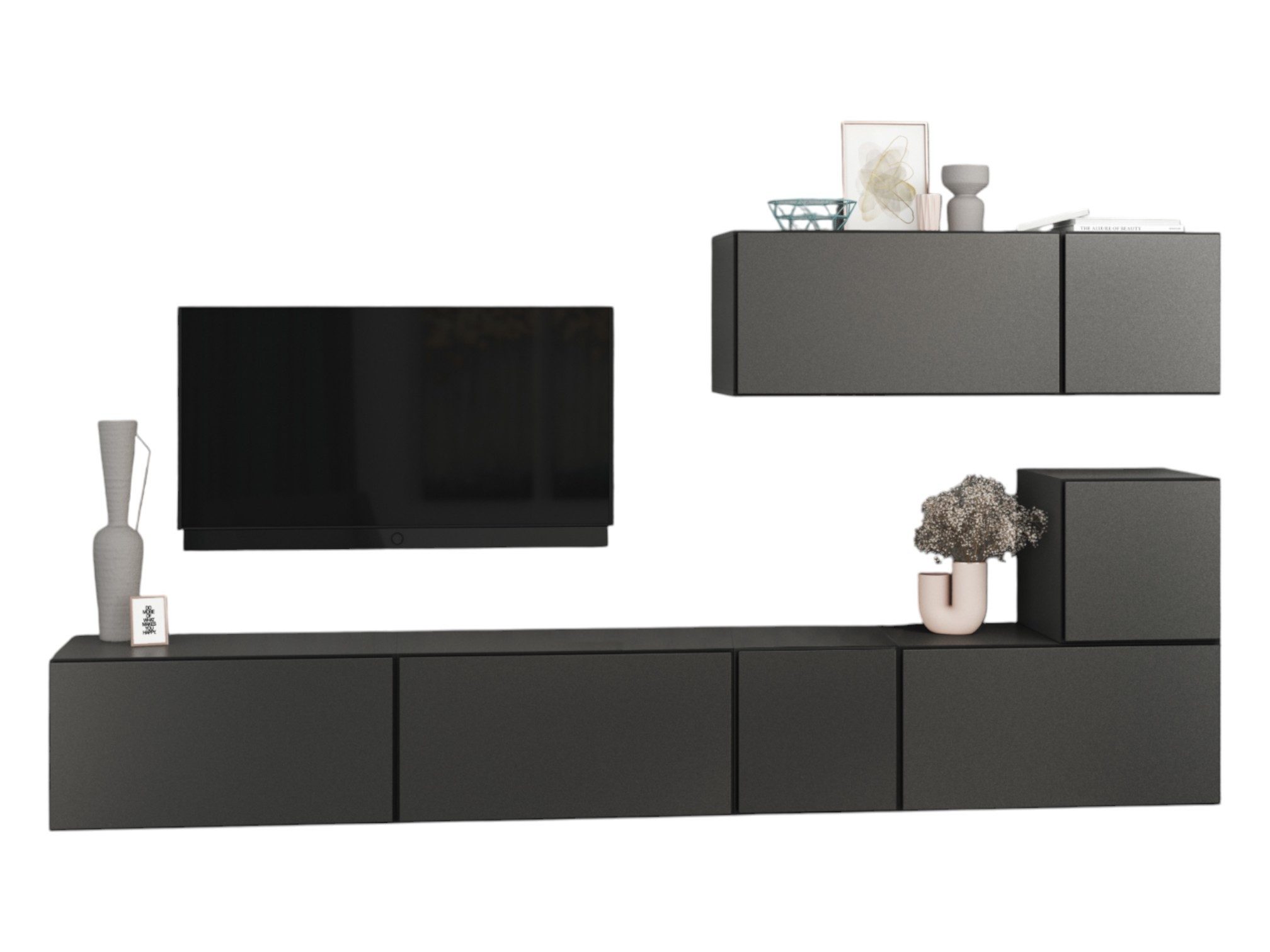 moebel-dich-auf Wohnwand VARIANTO 2, (7- teilig., besteht aus 4x Schrank mi günstig online kaufen
