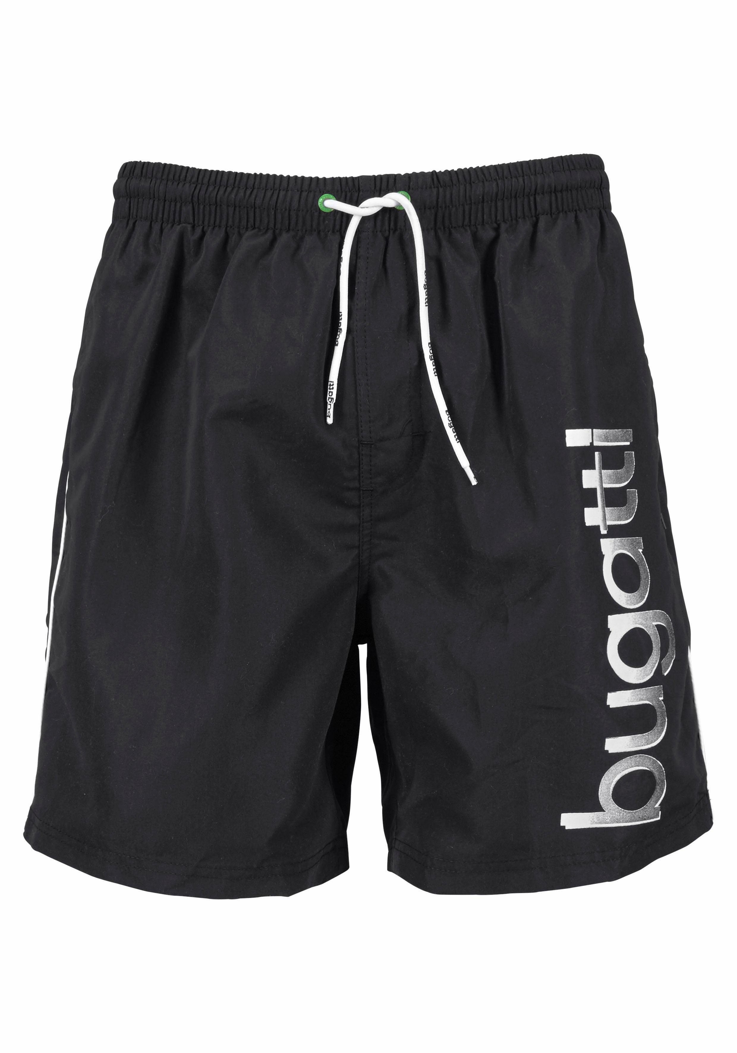 bugatti Badeshorts Giovanni mit großem Logoprint günstig online kaufen