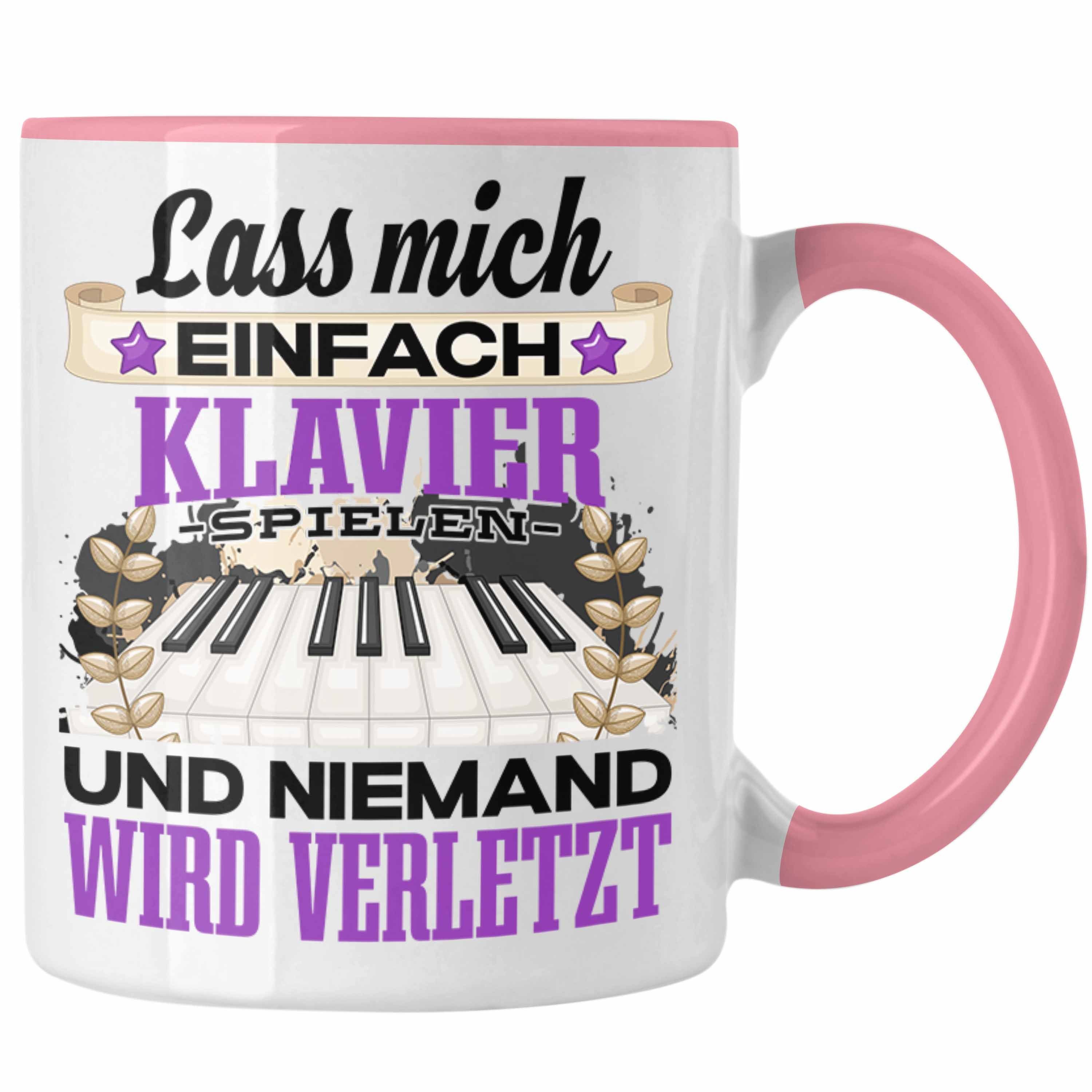 Trendation Tasse Klavierspieler Tasse Geschenk Pianist Klavier Spielerin Geschenkidee L Rosa