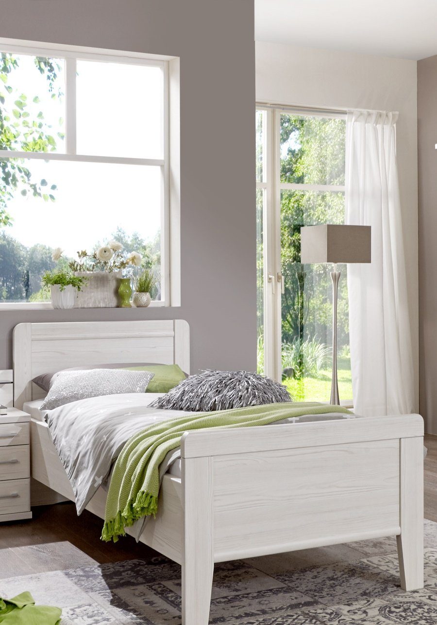 bv-vertrieb Bett, Seniorenbett 100x200 Struktur weiss günstig online kaufen
