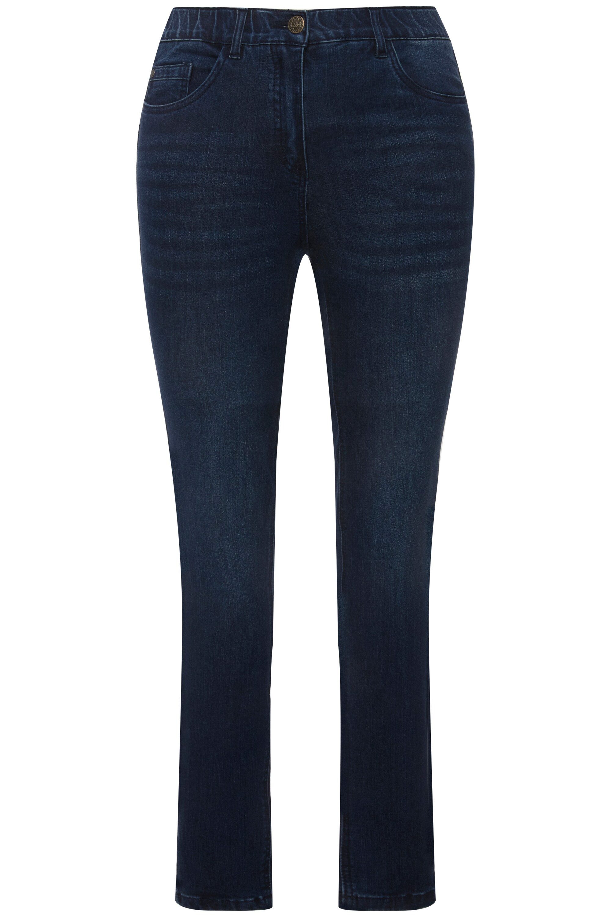 Ulla Popken Stretch-Hose Skinnyjeans Sarah schmale 5-Pocket-Form High Waist günstig online kaufen