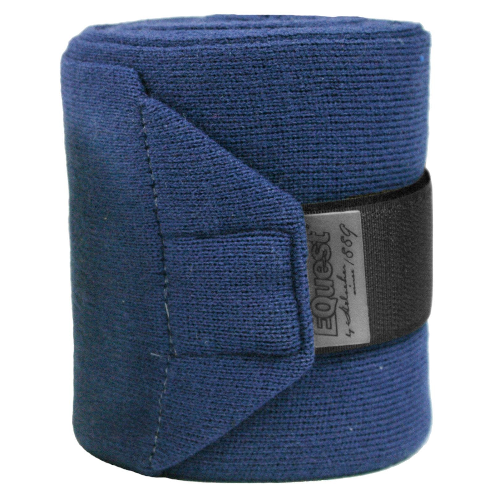 EQuest Pferdebandage Acryl-Strickbandagen für Pferde, navy, 2er Set, 3,5 m