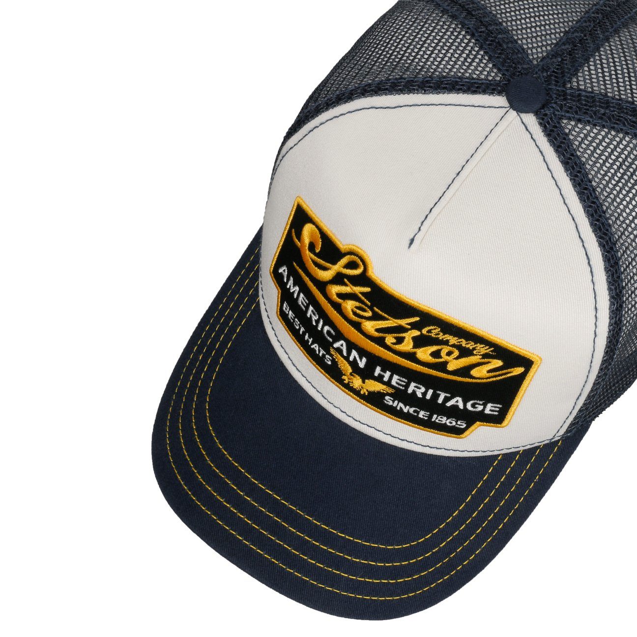 Stetson Trucker Cap (1-St) Basecap dunkelblau Snapback