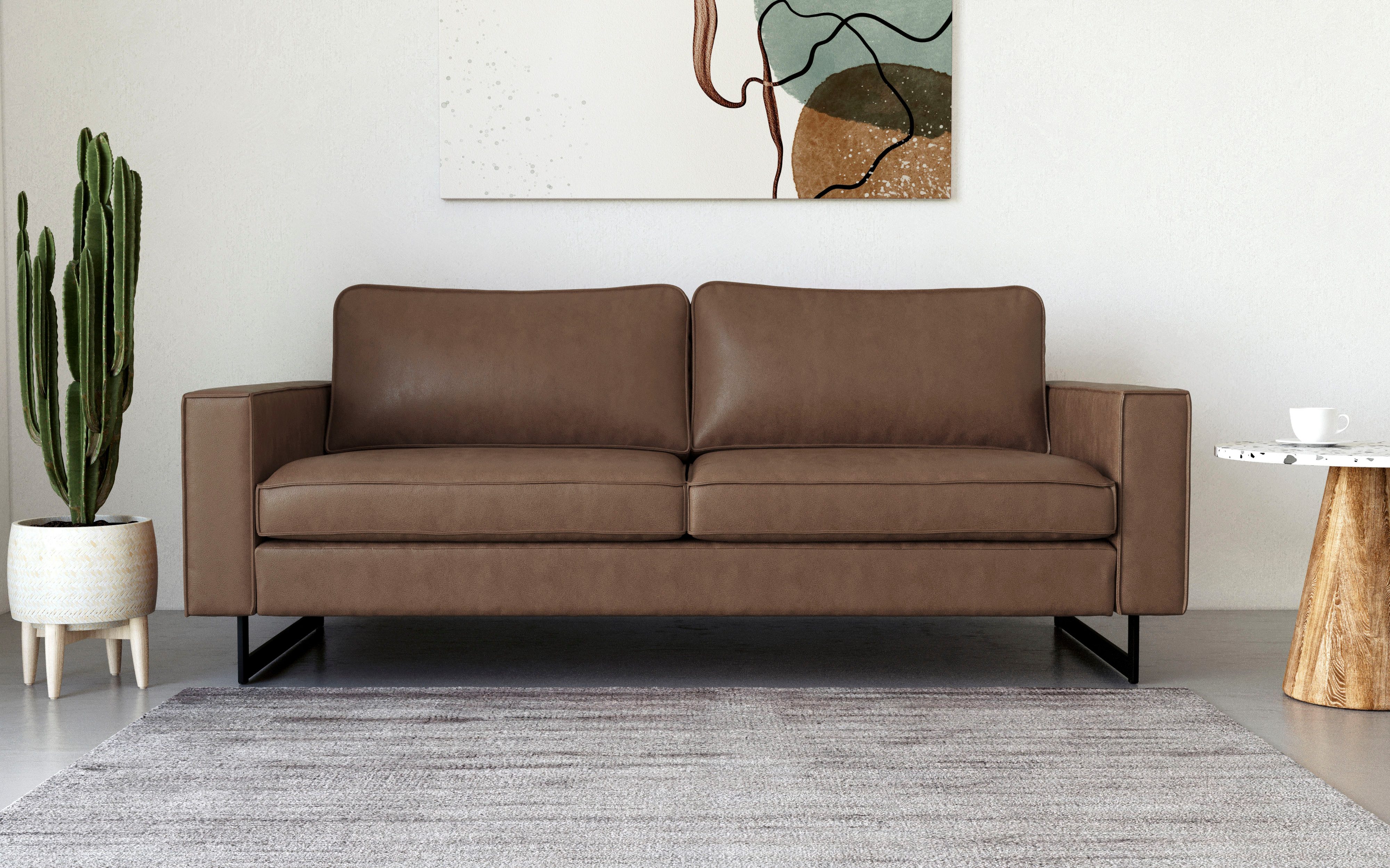 Places of Style 3-Sitzer "Maxi-Ausführung Pinto, 236 cm, Cord, Chenille, Le günstig online kaufen