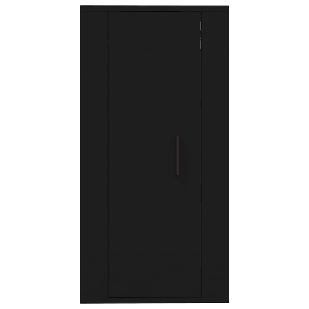 TV-Schrank vidaXL TV-Lowboard 40x34,5x80 cm Schwarz TV-Wandschrank Fernseher