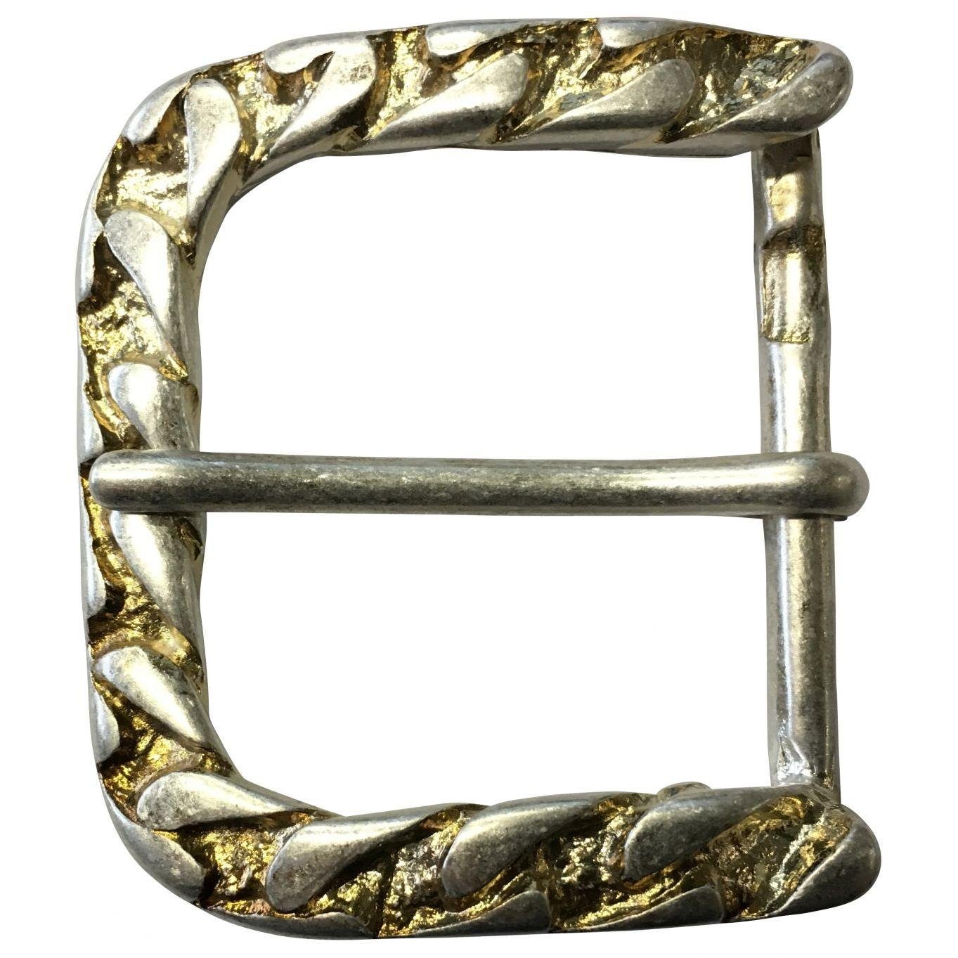 BELTINGER Gürtelschnalle Tracery 4,0 cm - Gürtelschließe 40mm - Dorn-Schließe - Gürtel bis 4cm Oro vecchio