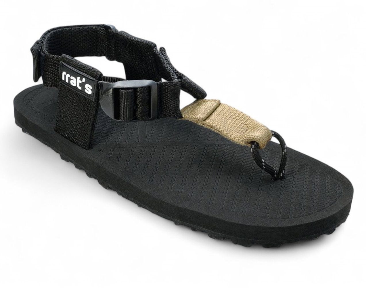 rrat's rrats Y-Gravel schwarz/beige Sandale