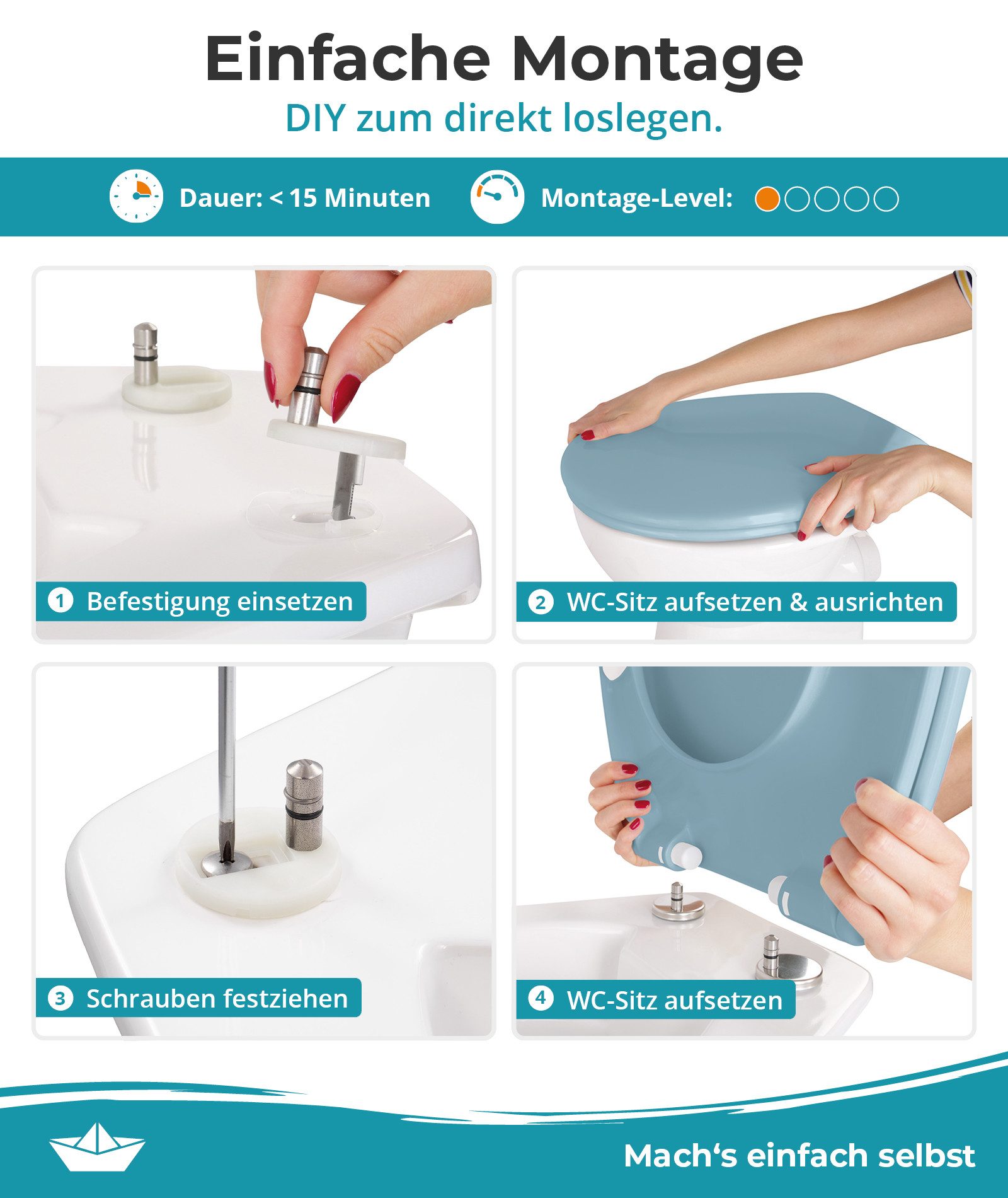 Calmwaters WC-Sitz Original, Premium, Made in günstig online kaufen