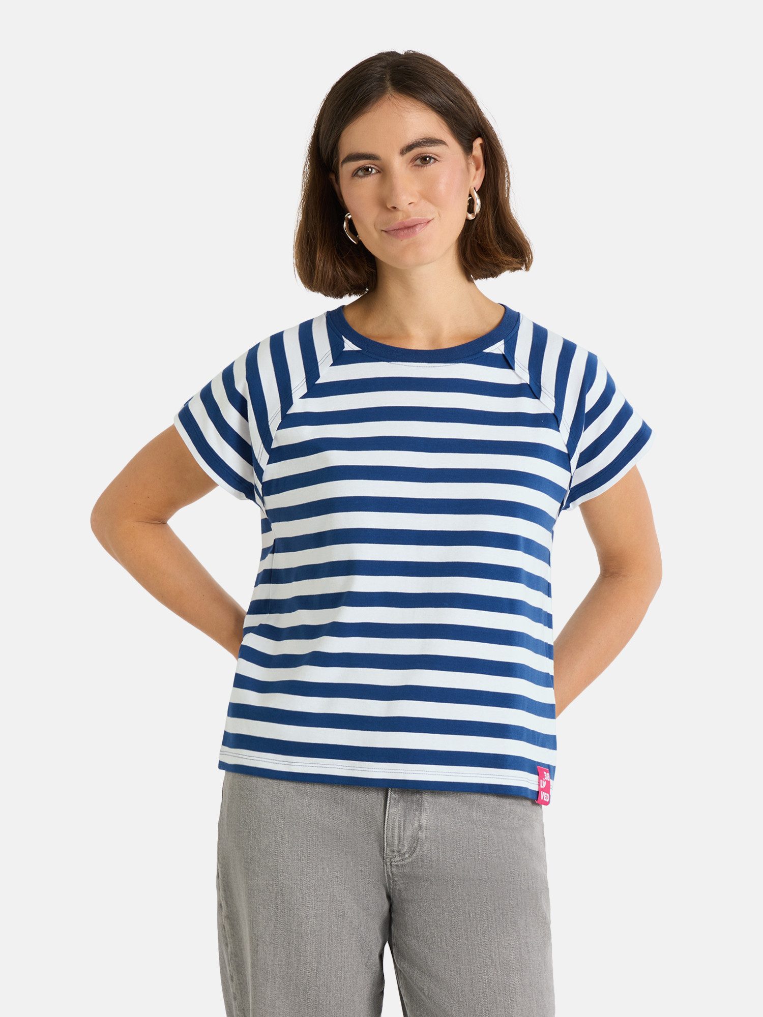 Lieblingsstück T-Shirt TaraEP aus reiner Baumwolle, im Streifendesign