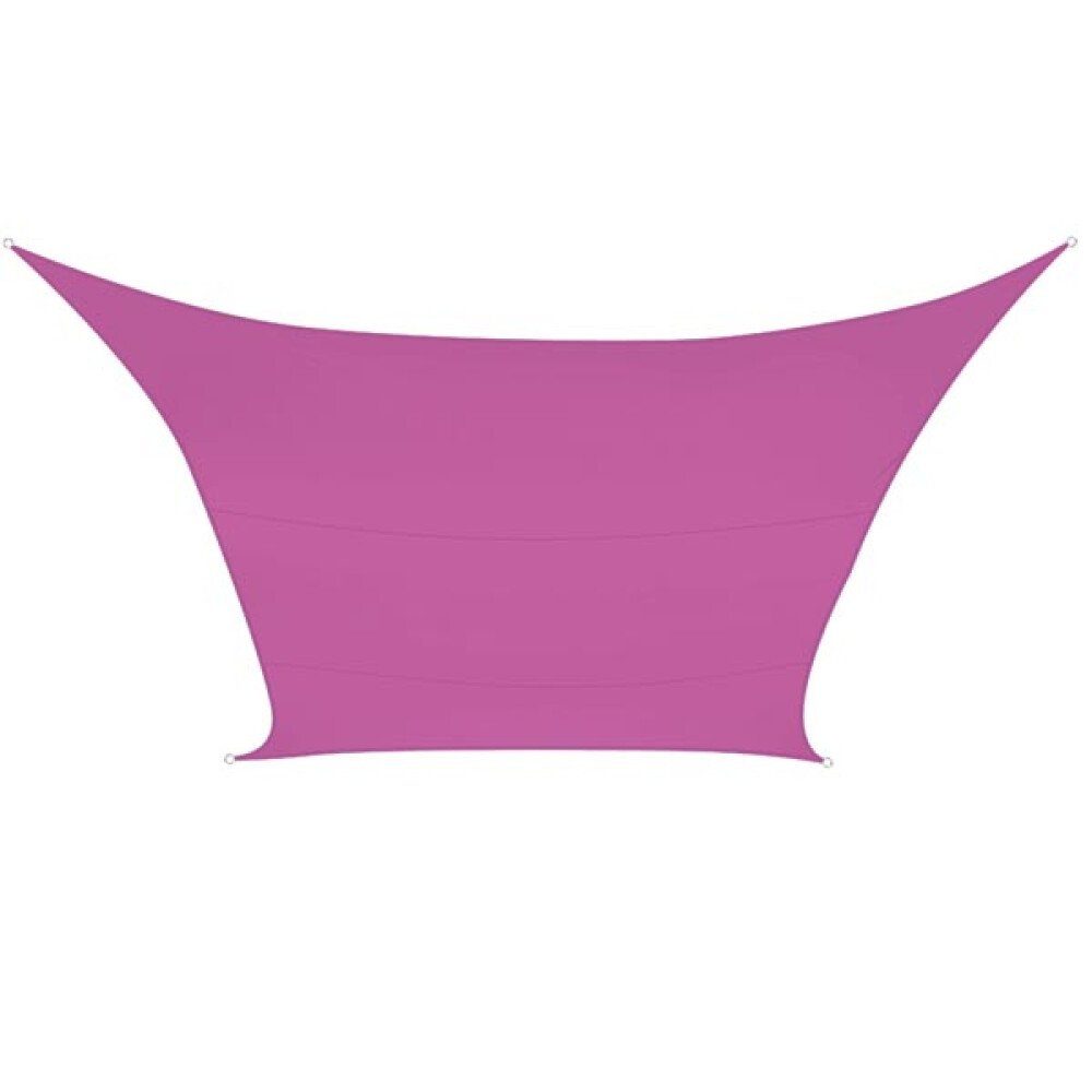 PEREL Sonnensegel Perel Sonnensegel, wasserabweisend, 4 x 3 m, 160 g/m², Polyester, Rech, (1-tlg)