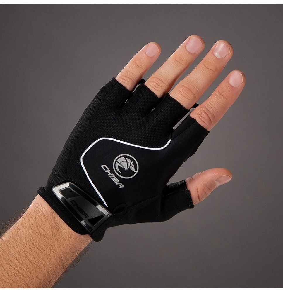 Chiba Fahrradhandschuhe Cool Air schwarz - 1 Paar