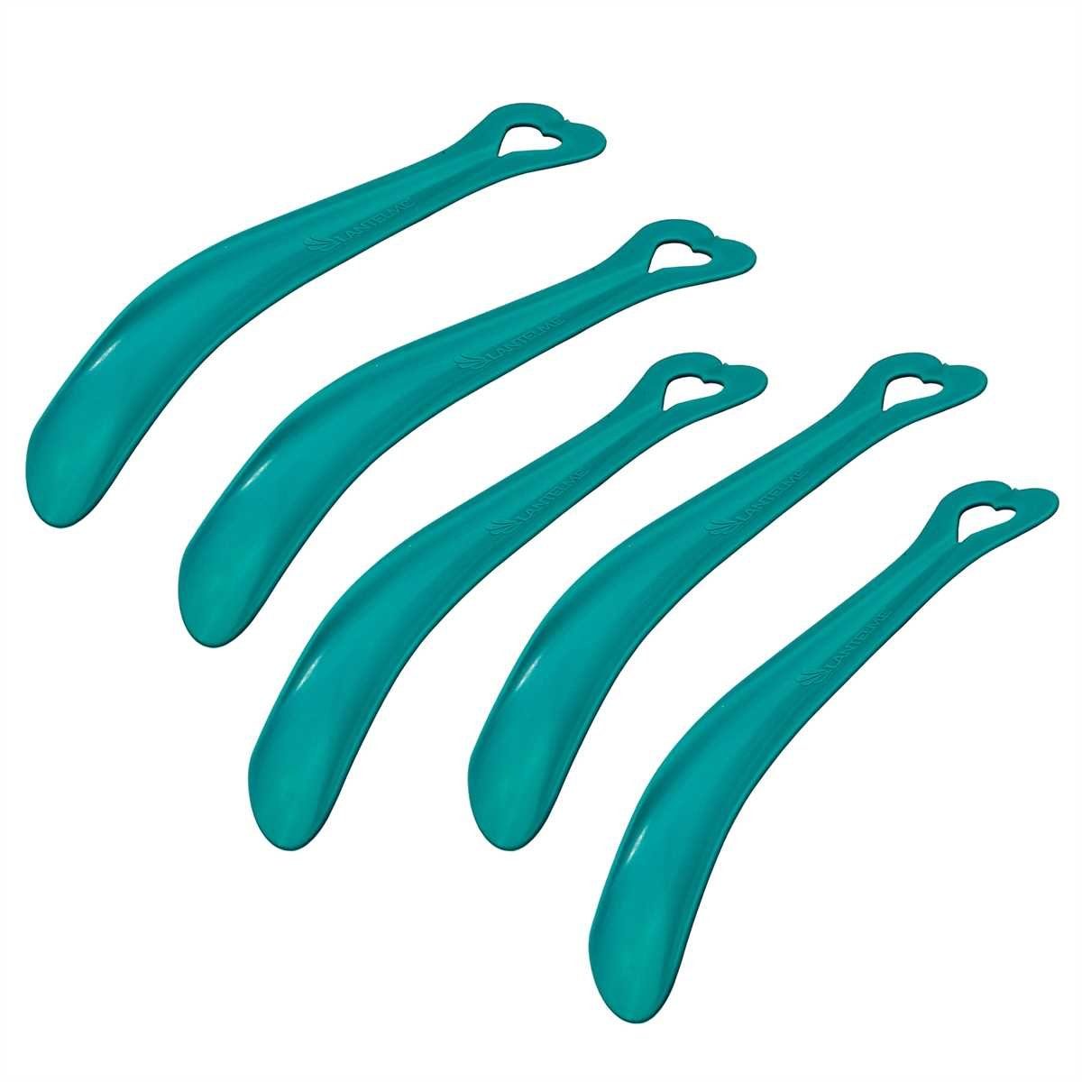Schuhlöffel 5er Set Babyschuhlöffel grün