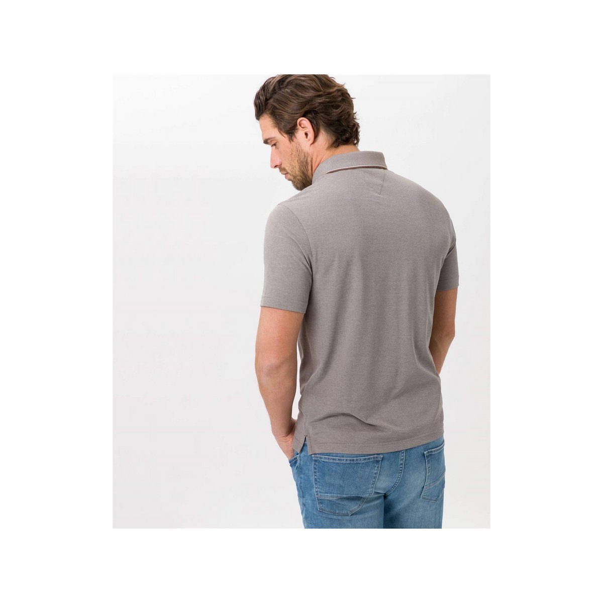 braun regular Leineweber (1-tlg) T-Shirt fit