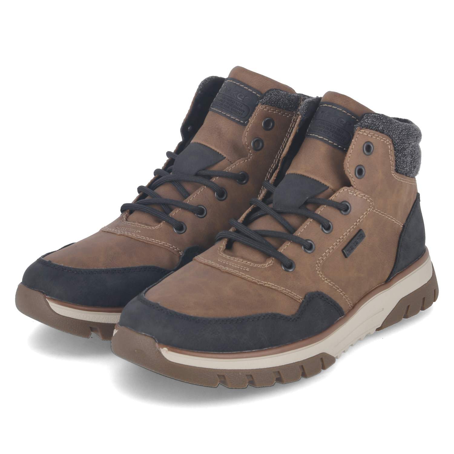 Rieker Rieker B9340-24 Herren Kunstleder braun Schnürstiefel günstig online kaufen