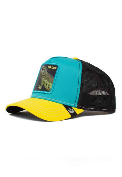 GOORIN Bros. Trucker Cap Goorin Bros. Trucker Cap IGUANA PARTY FAR OUT Teal Türkis Gelb