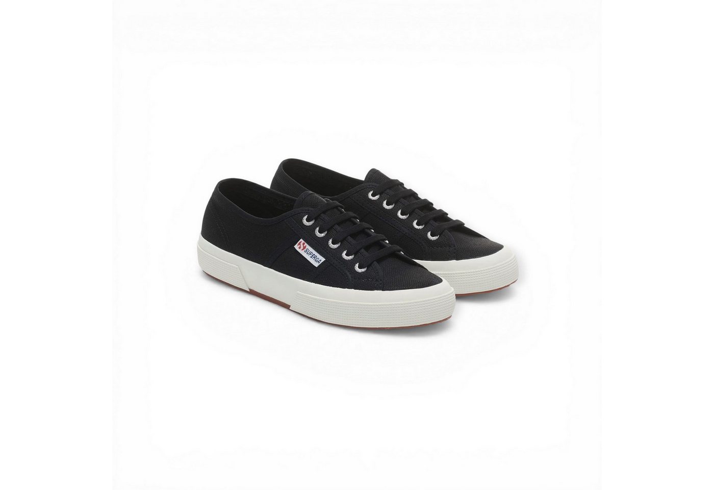 Superga Cotu Classic 2750 Black-F Avorio schwarz/weiss Damen Sneaker