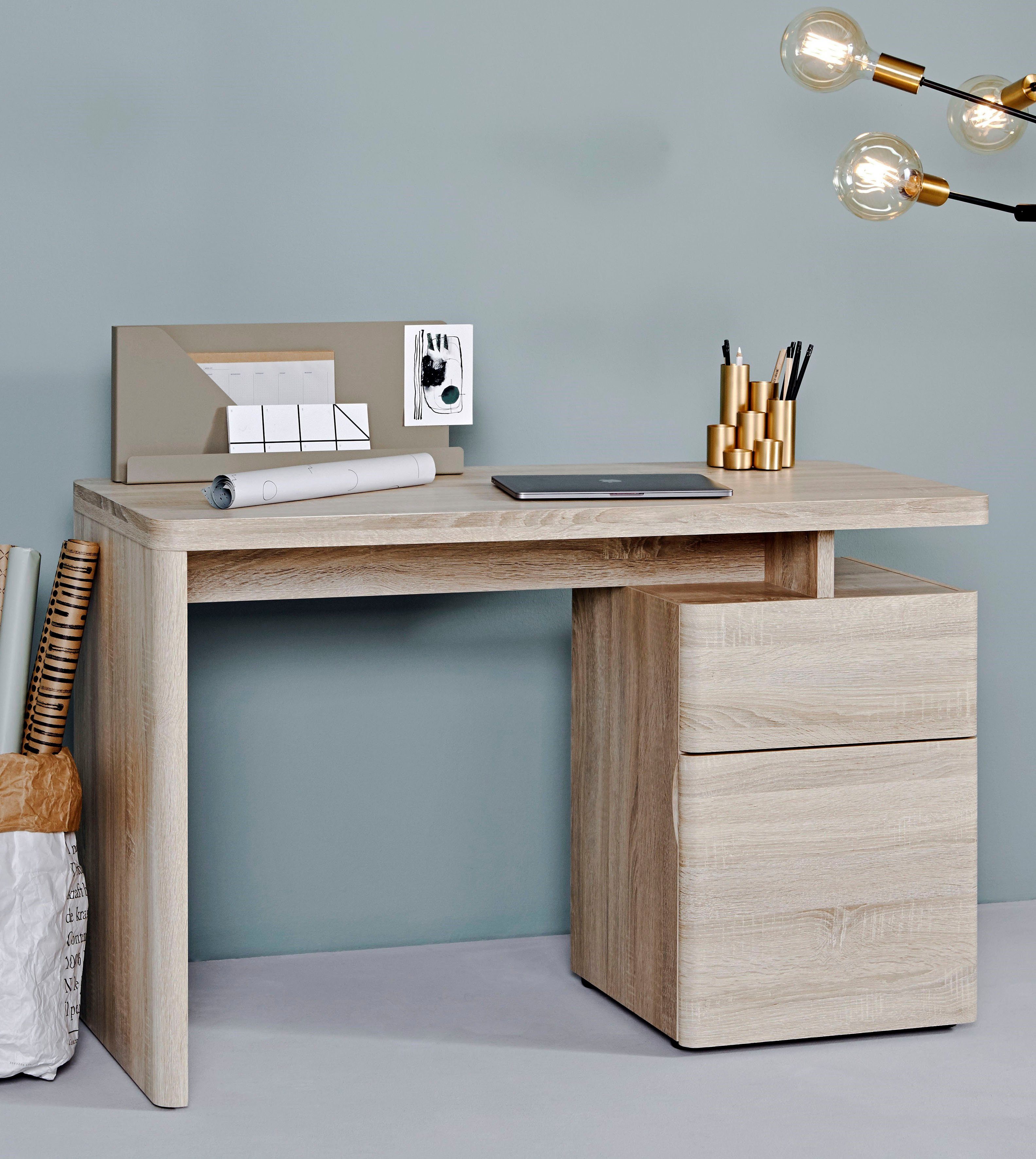 Jahnke Schreibtisch CU-LIBRE 120, platzsparender Arbeitsplatz günstig online kaufen