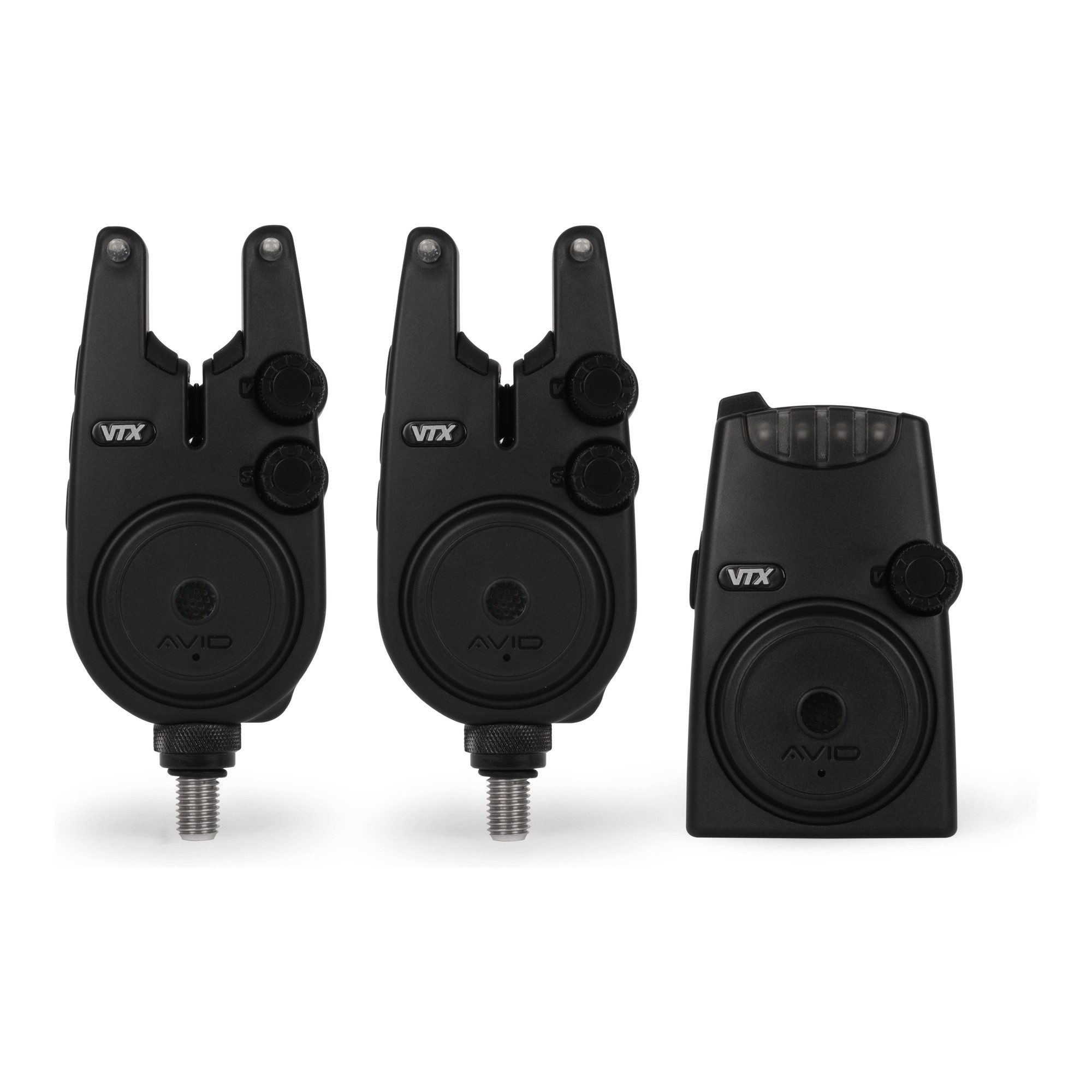 Avid Carp elektronischer Bissanzeiger VTX 2+1 Bite Alarm Set