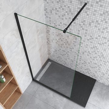 duschspa Duschwand 30-160cm Glaswand Duschwand Walk in Dusche Duschtrennwand Nano Glas, Einscheibensicherheitsglas, Sicherheitsglas, (Set), Glas, Nano Glas