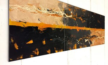 WandbilderXXL XXL-Wandbild Carlifornia 210 x 70 cm, Abstraktes Gemälde, handgemaltes Unikat