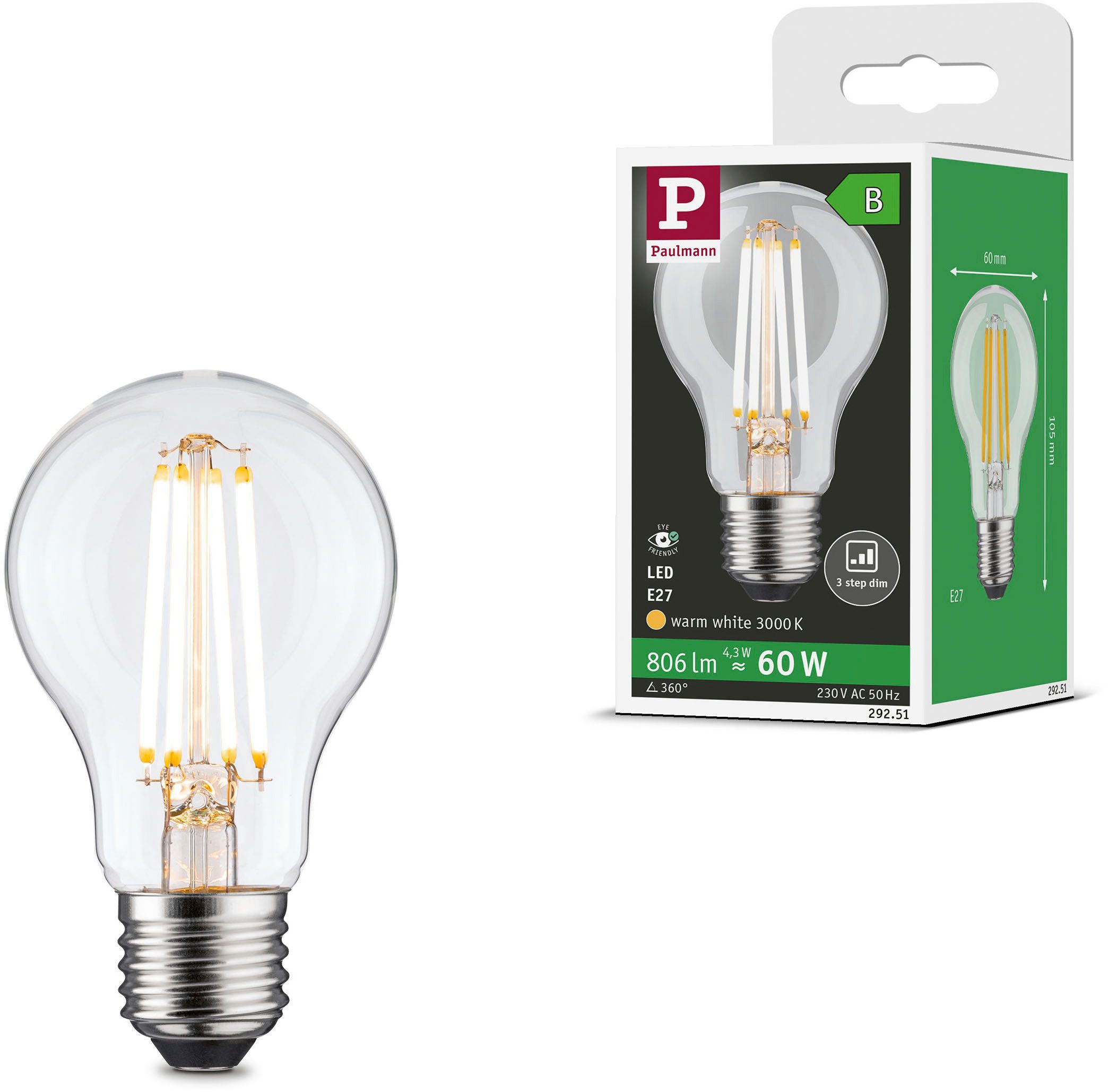 Paulmann LED-Leuchtmittel Eco-Line Filament 230V LED günstig online kaufen