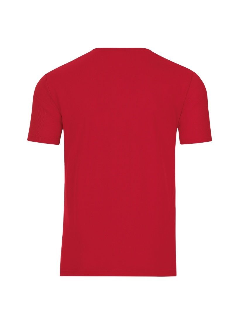 TRIGEMA COOLMAX® V-Shirt kirsch Trigema T-Shirt