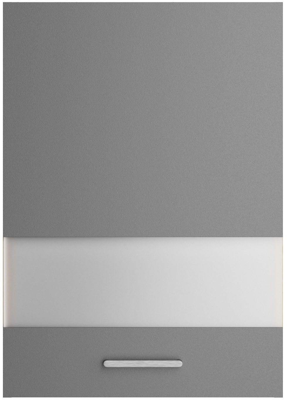 KOCHSTATION Hängeschrank KS-Lucy Breite 50 cm, mit 1 Segmentglastür, 2 Einlegeböden, Soft-Close