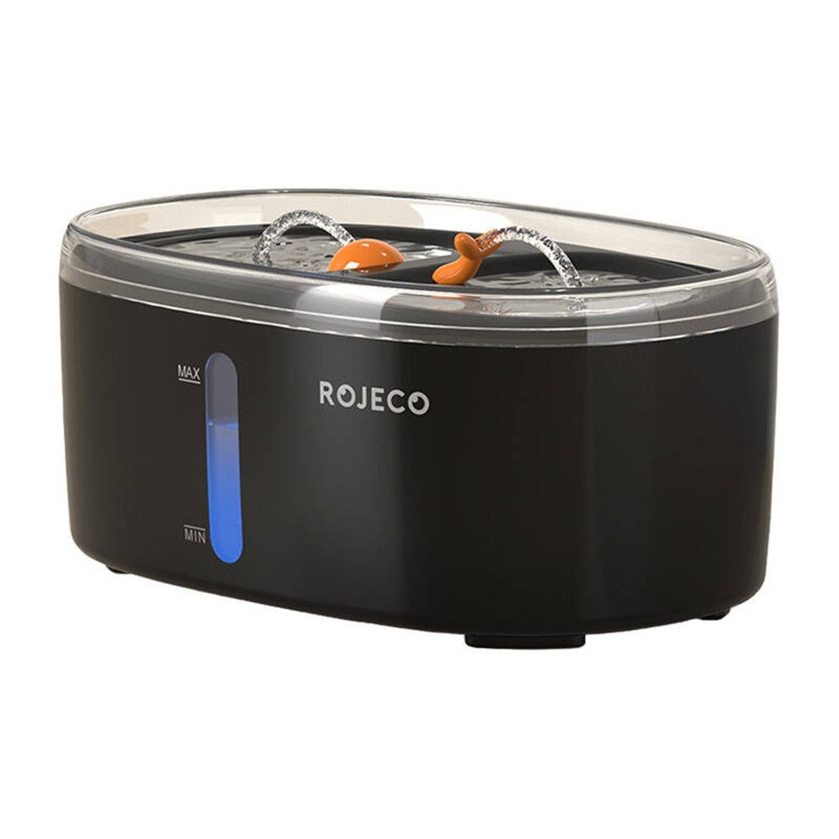 Wasserspender Rojeco Trinkbrunnen 2,5L schwarz für Katzen & Hunde