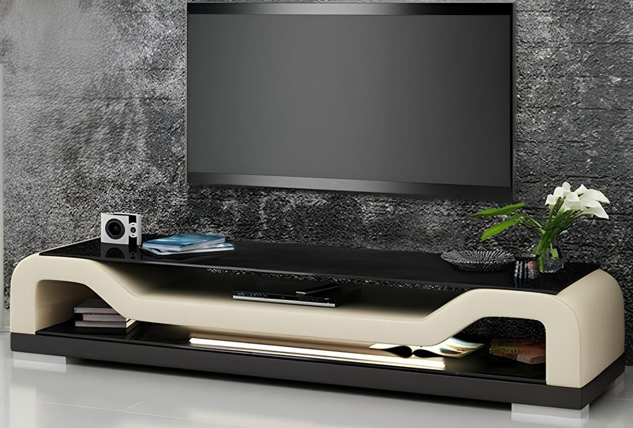 Xlmoebel Lowboard Moderner TV-Schrank aus Holz mit viel Stauraum in Eiche décor (Sideboard, 1 St., Sideboard), Hergestellt in Europa