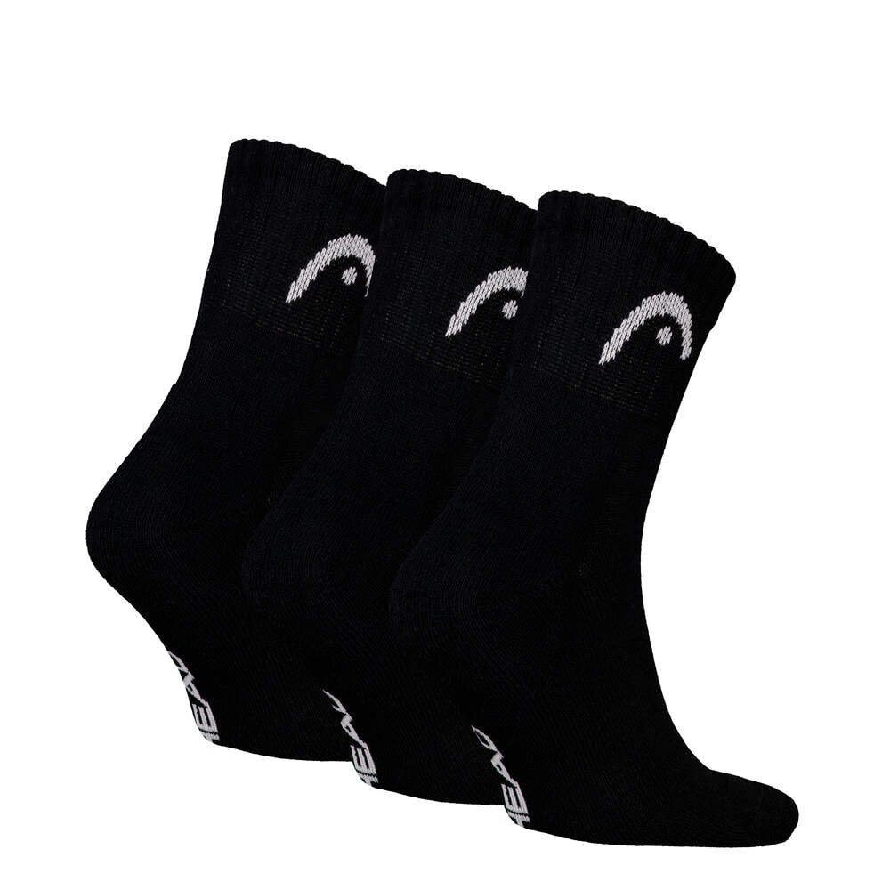 Head Tennissocken 3P Club Crew (Baumwolle) schwarz - 3 Paar