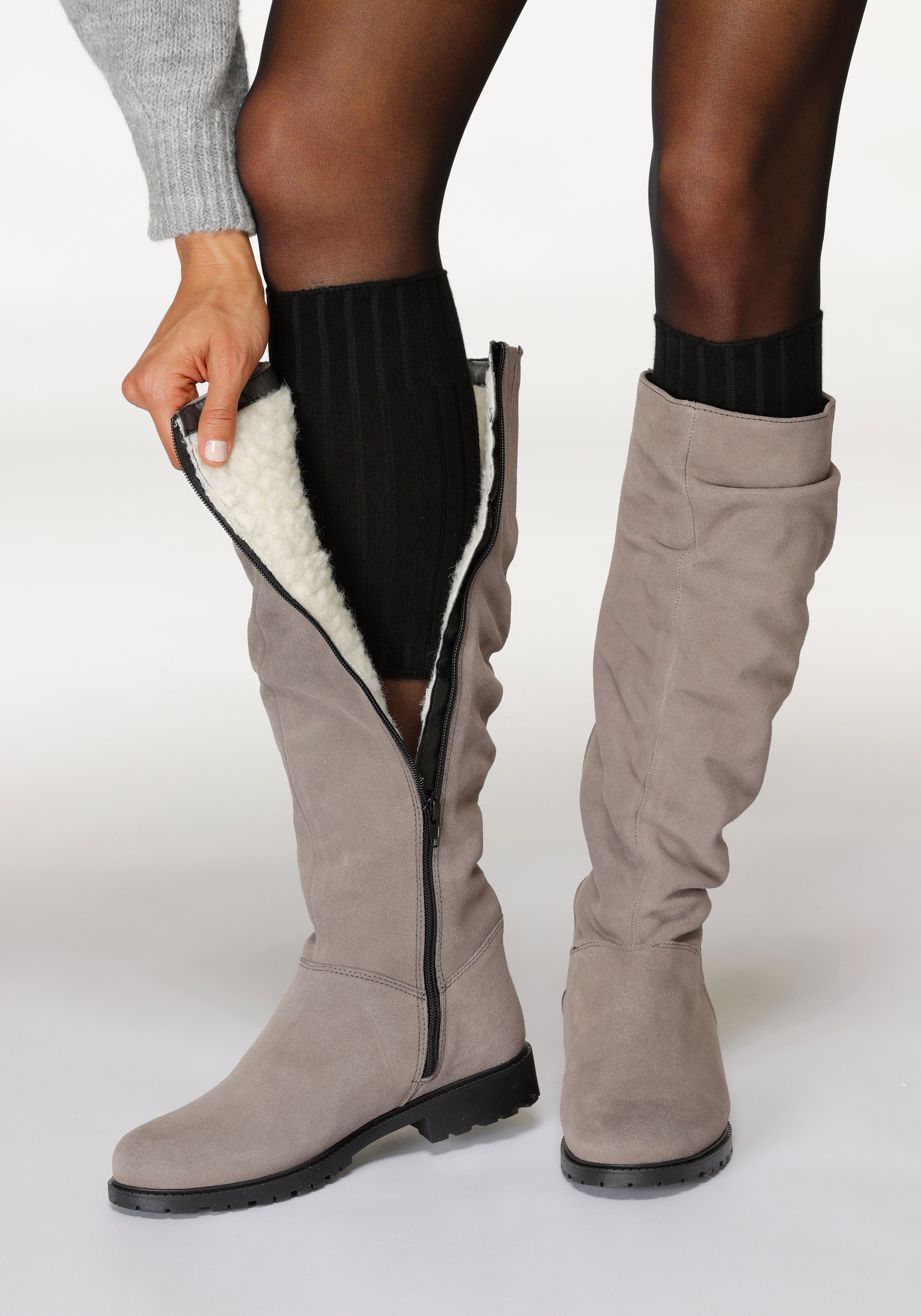 Lavana Stulpensocken Damen Winter Beinwärmer, Boot Abdeckung (Packung, 3-Paar) für Stiefel und Boots