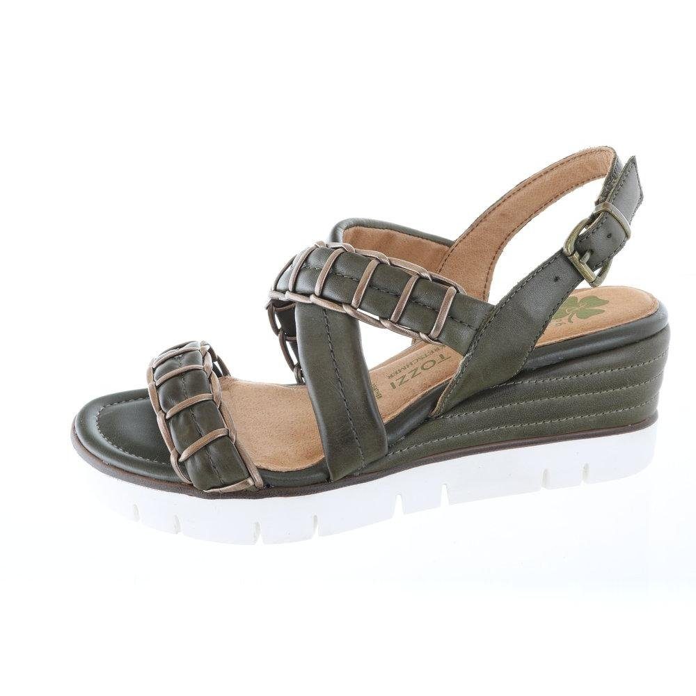 MARCO TOZZI Sandale Da._Sandalette COMB KHAKI Sandale