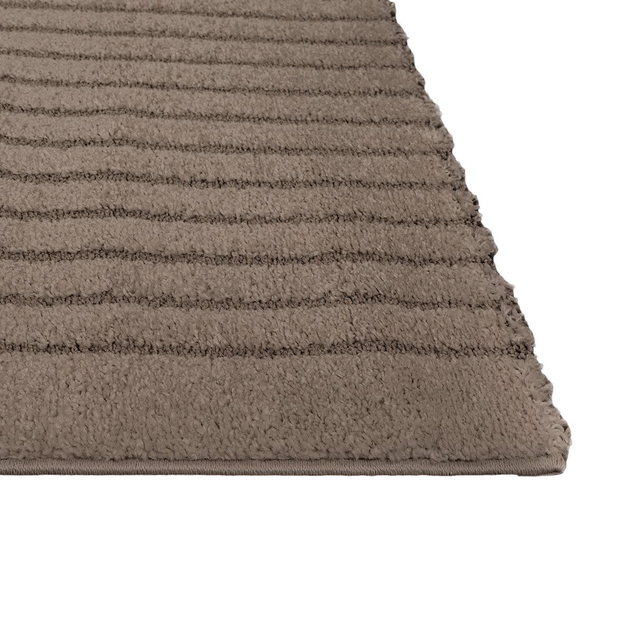 TeppichHome24 Teppich Teppich Braun mit 3D-Kreismuster pflegeleicht und robust, rechteckig – Bild 5 von 5