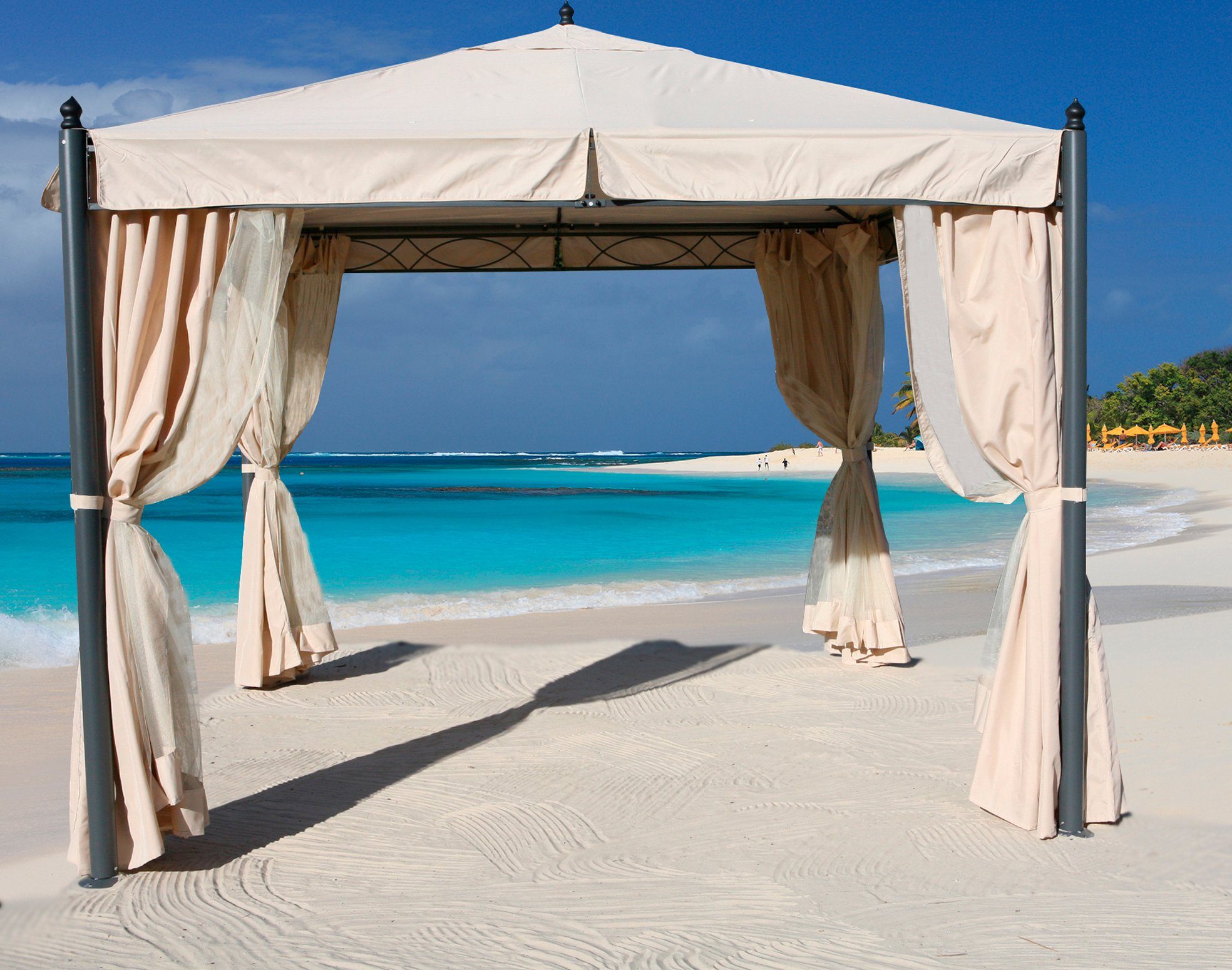 Grasekamp Pavillon Rom, mit 8 Seitenteilen, versch. Größen