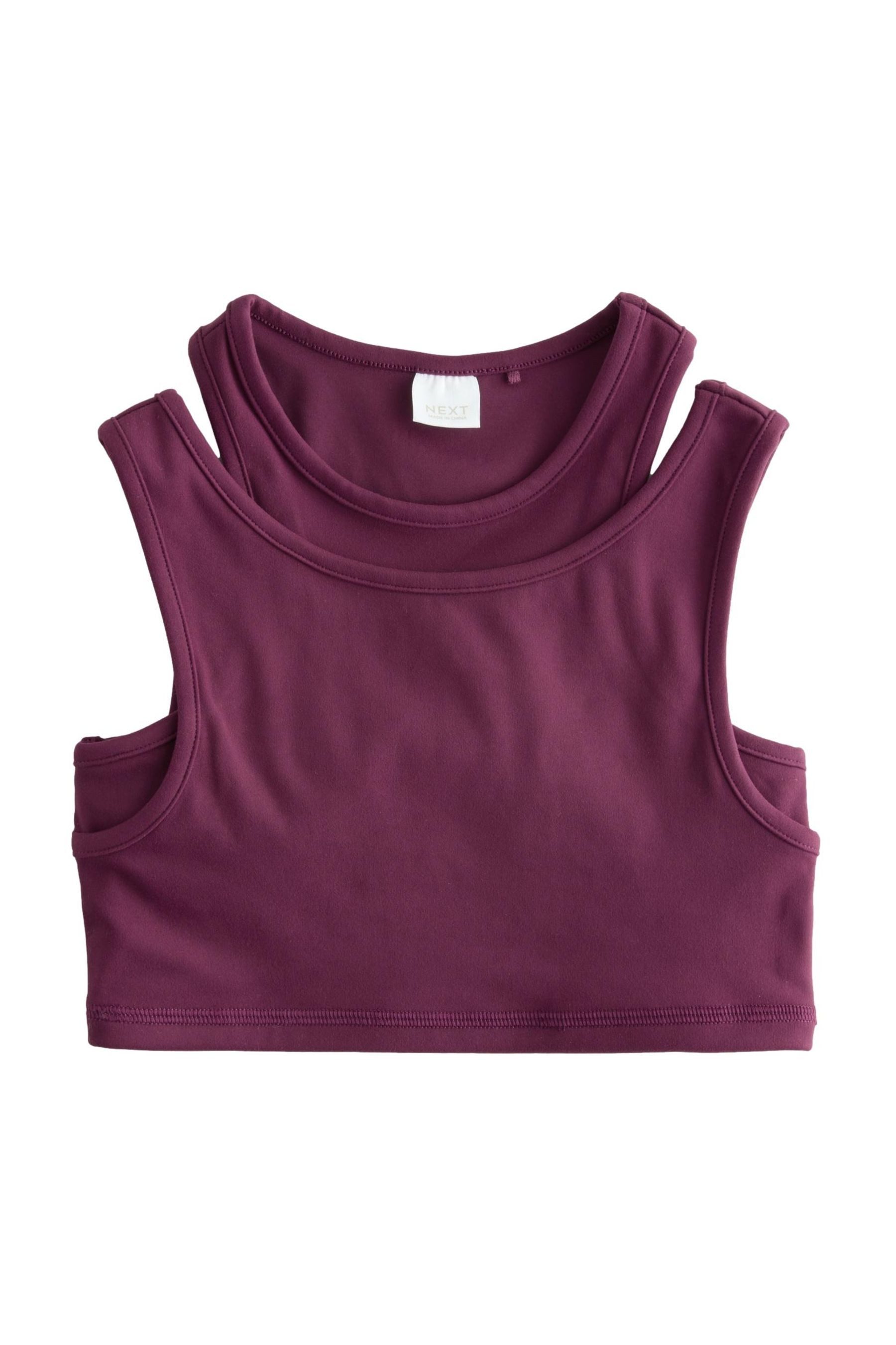 Crop-Top Kurzes Sport-Top