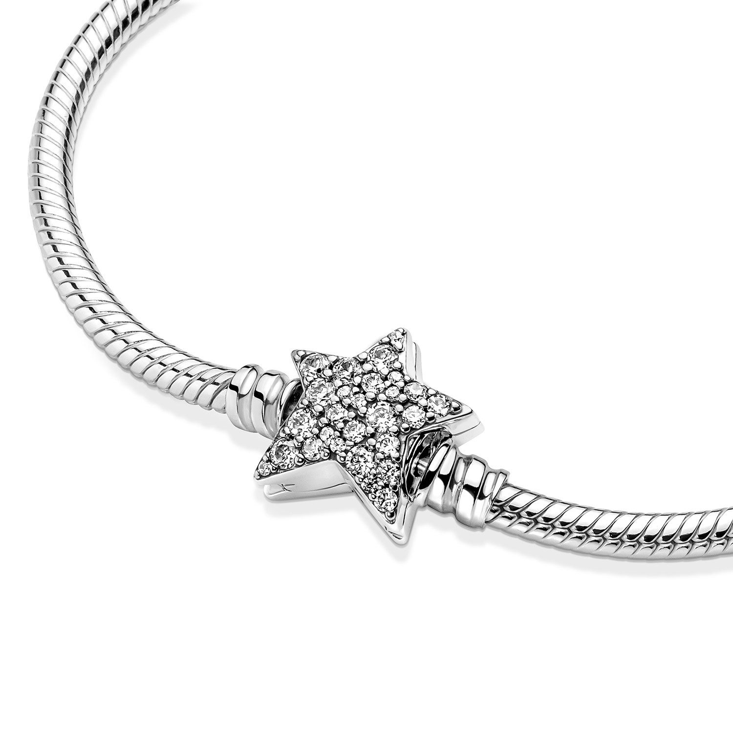 Pandora Charm-Armband Sternverschluss Silber günstig online kaufen