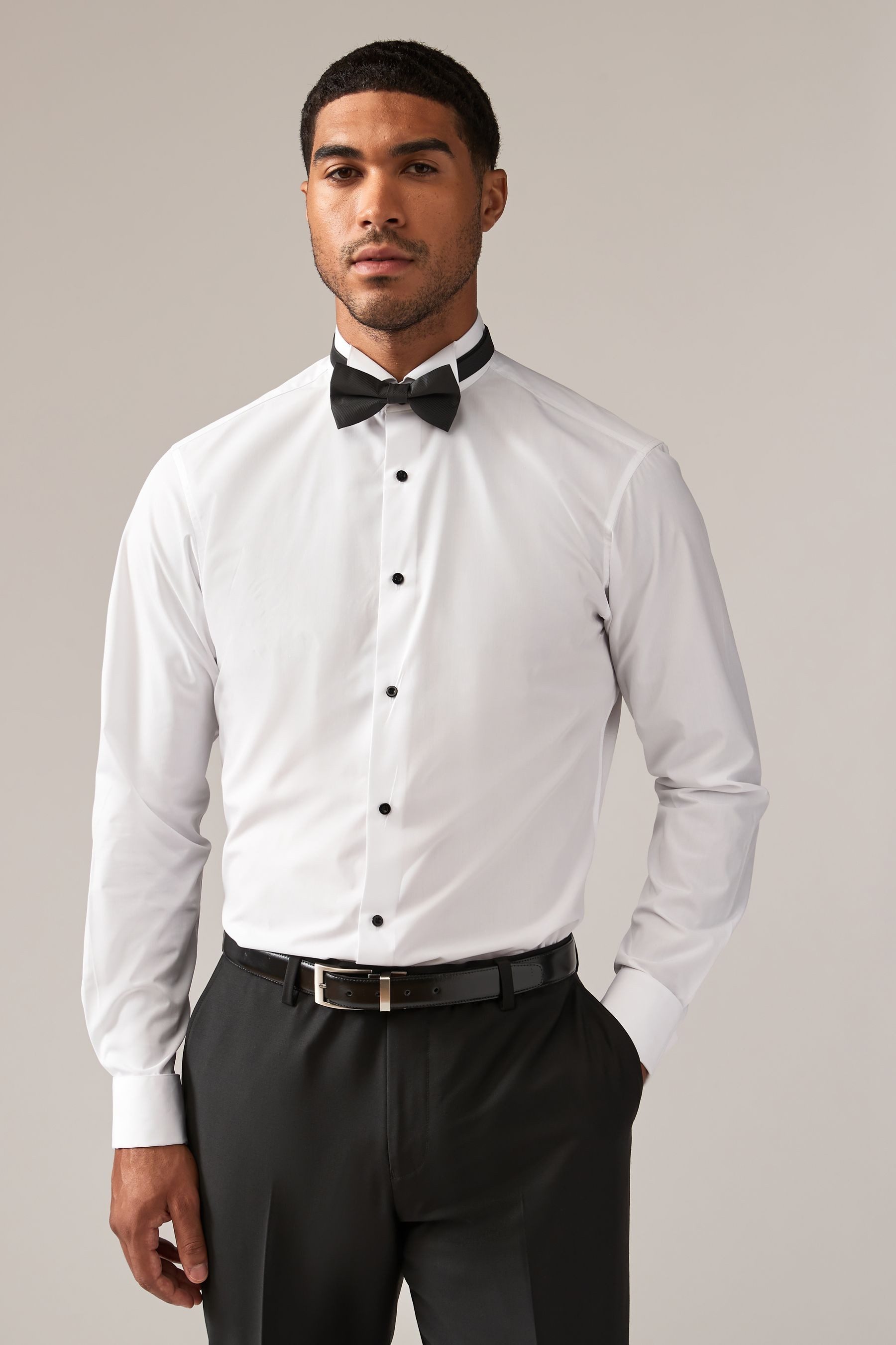 Next Langarmhemd Set: Slim Fit Hemd günstig online kaufen