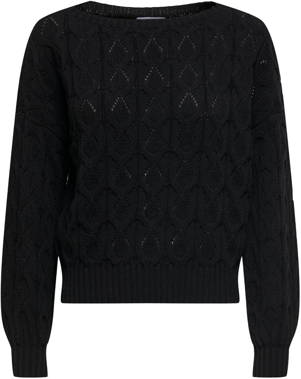 Strickpullover ONLY KNT Black STRUCTURE ONLBRYNN L/S PUL LIFE