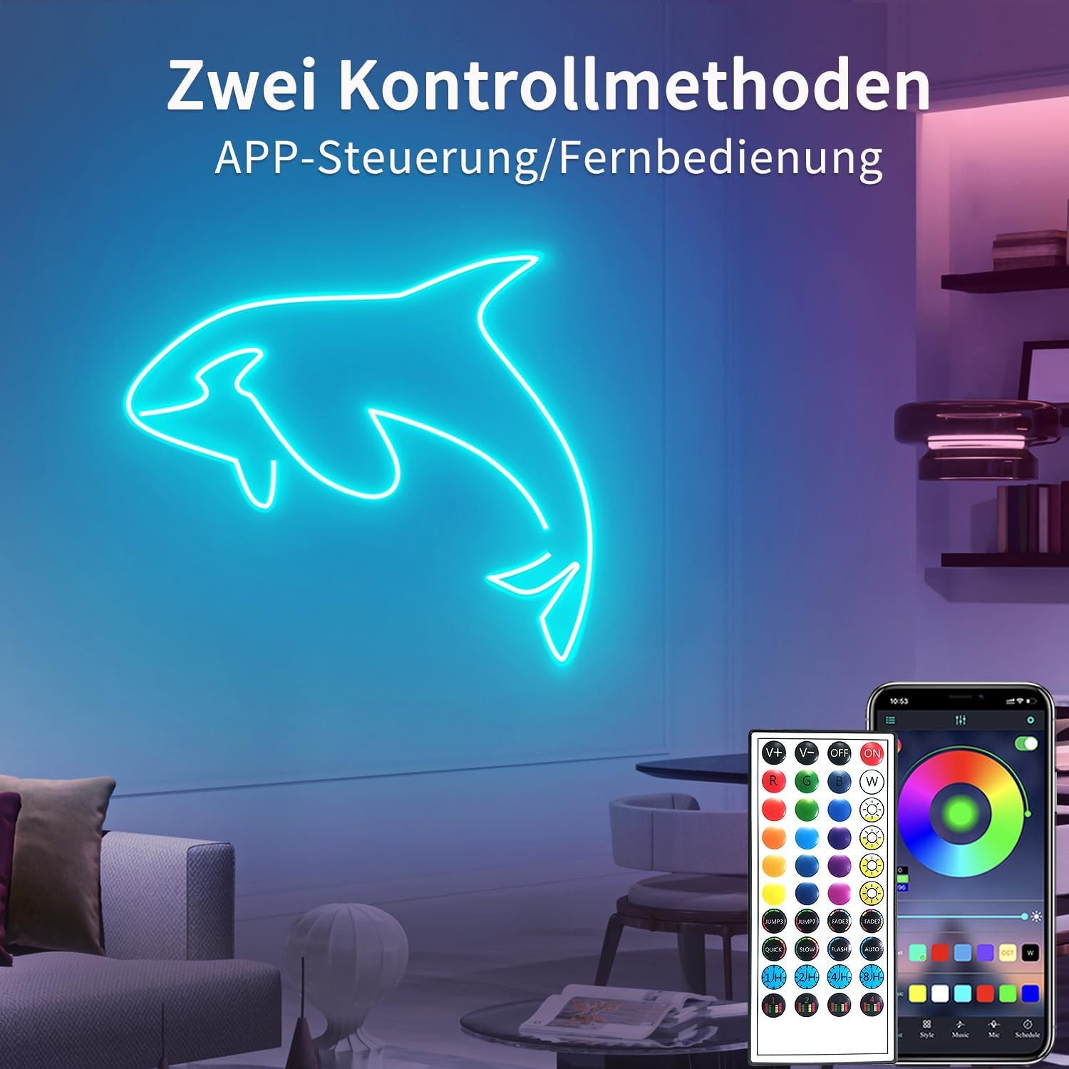BlingBin LED-Lichterkette Neon Led strip RGB günstig online kaufen