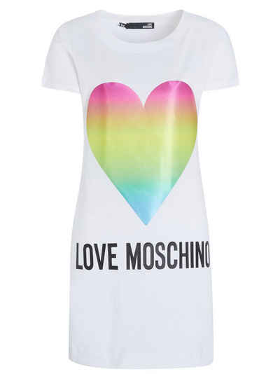 LOVE MOSCHINO Midikleid Love Moschino Kleid weiss