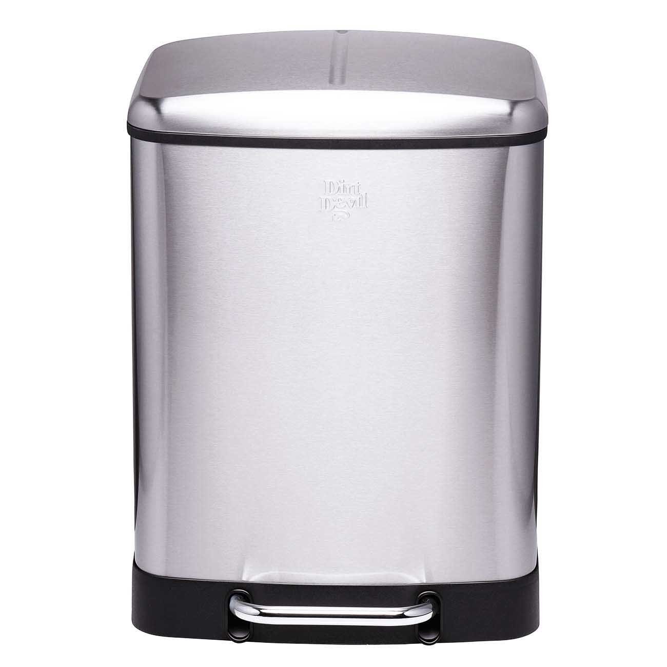 HOMCOM® Automatischer Mülleimer Abfalleimer Automatisch Kücheneimer  Bewegungssensor Edelstahl mit Sensor Silber 68 L 40,5 x 29,5 x 78 cm