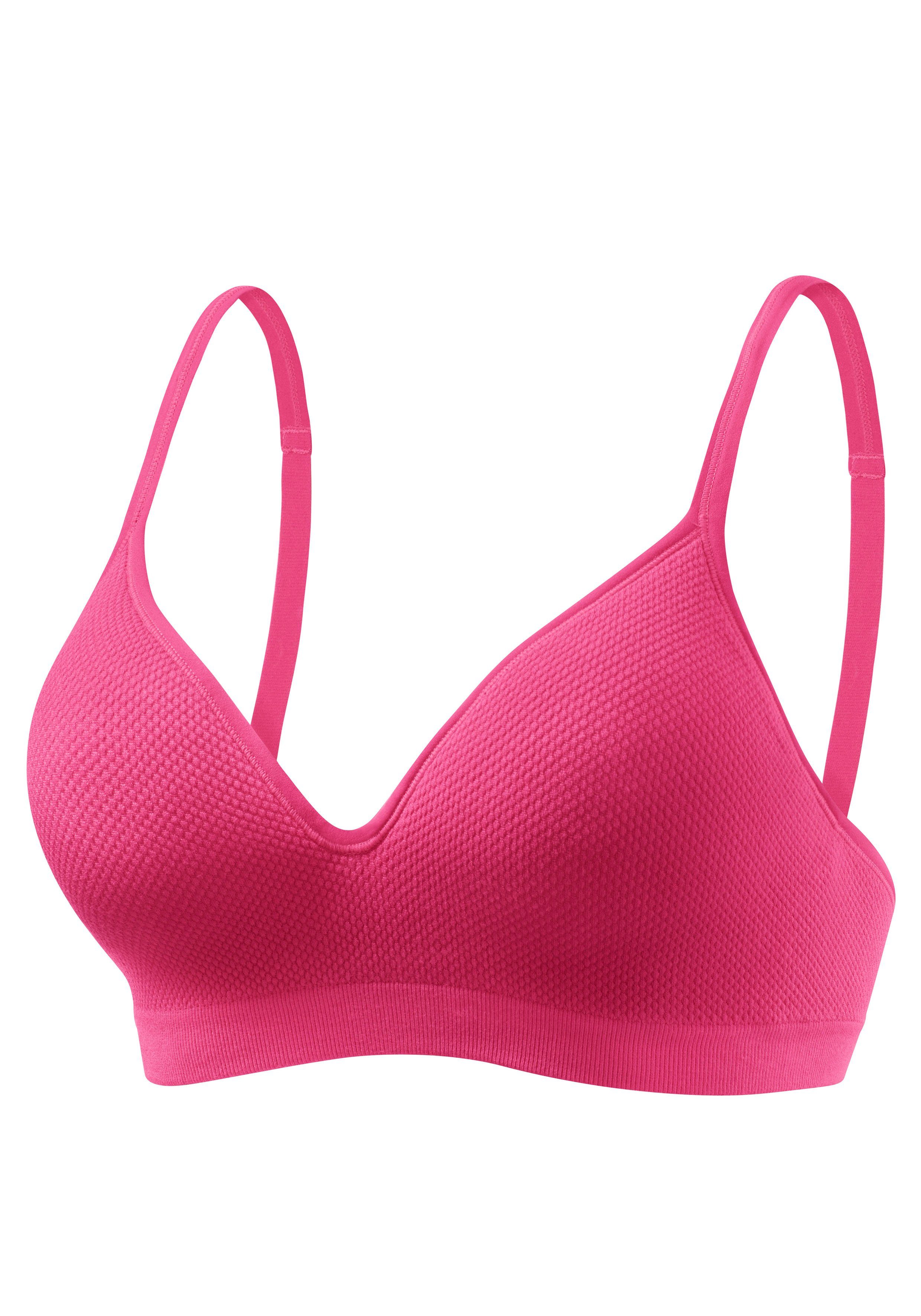 LASCANA Push-up-BH COMFY BRA ohne Bügel aus weicher Baumwollqualität, Basic Dessous. € 39,99