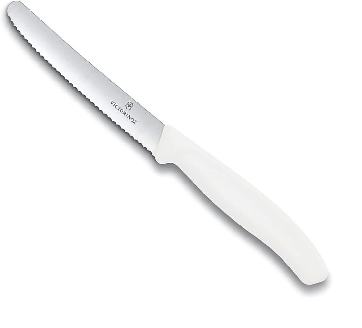 Victorinox Buttermesser Swiss Classic Tafelmesser, 11cm Wellenschliff, ergonomisch geformt
