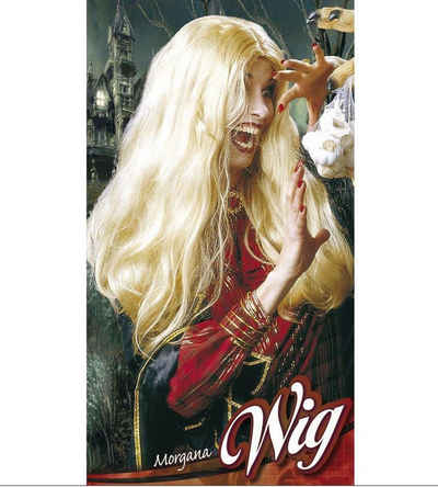 Widmann S.r.l. Kostüm Hexenperücke "Morgana" / lange blonde Haare