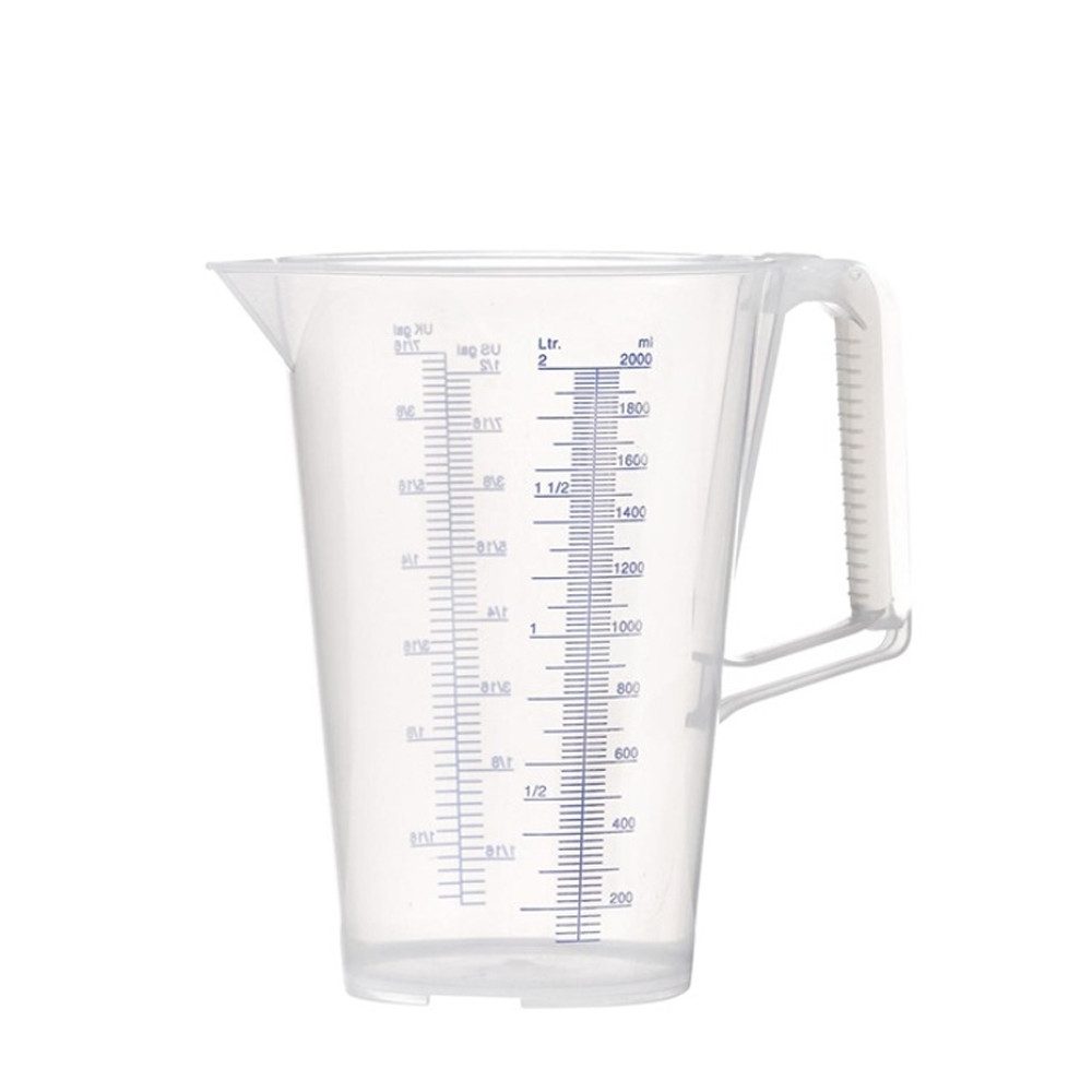Pressol Messbecher PRESSOL 07083 Messbecher 2 l blau bedruckte Skala Polypropylen