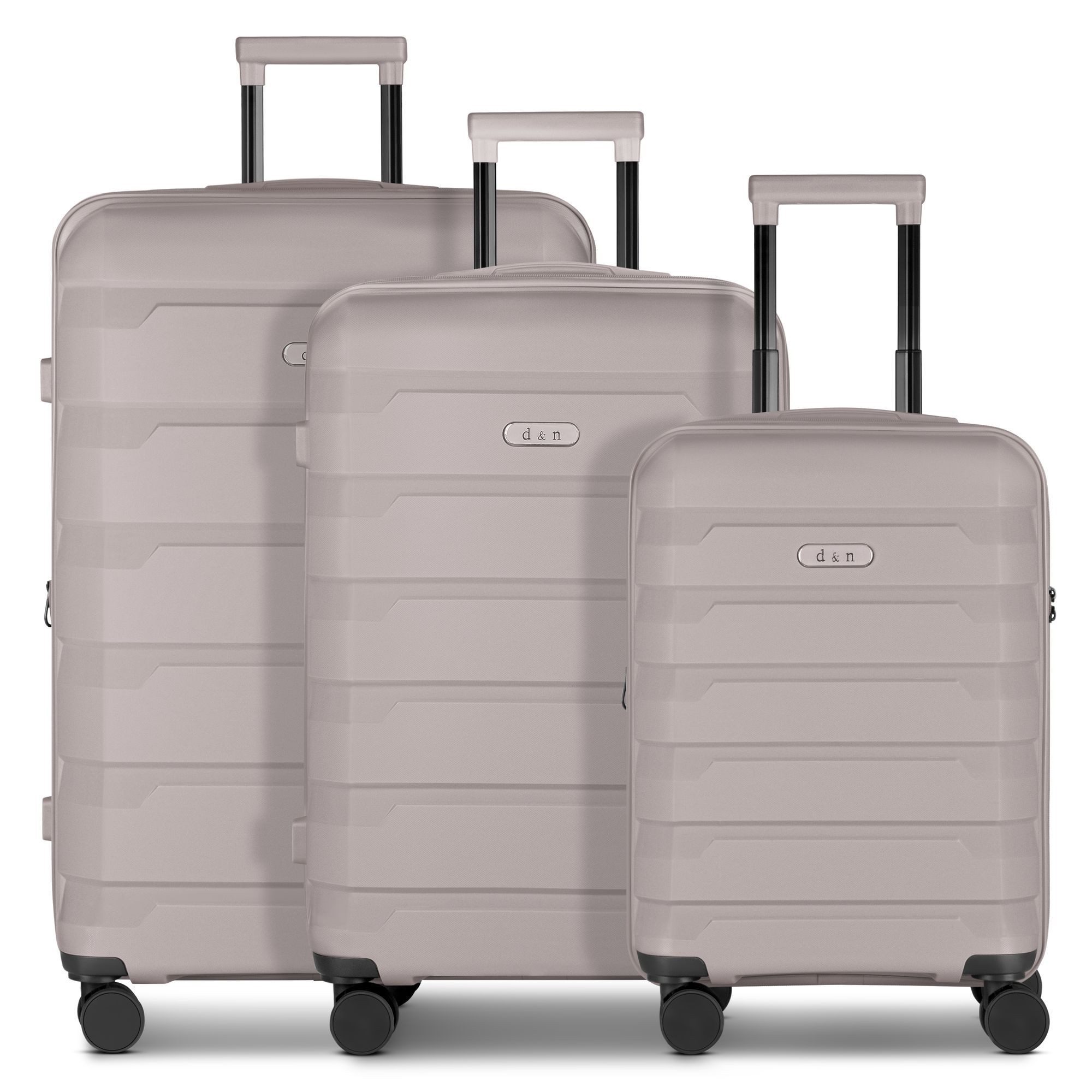 D&N Trolleyset South Dakota, 4 Rollen, (3-teilig, 3 tlg), ABS günstig online kaufen