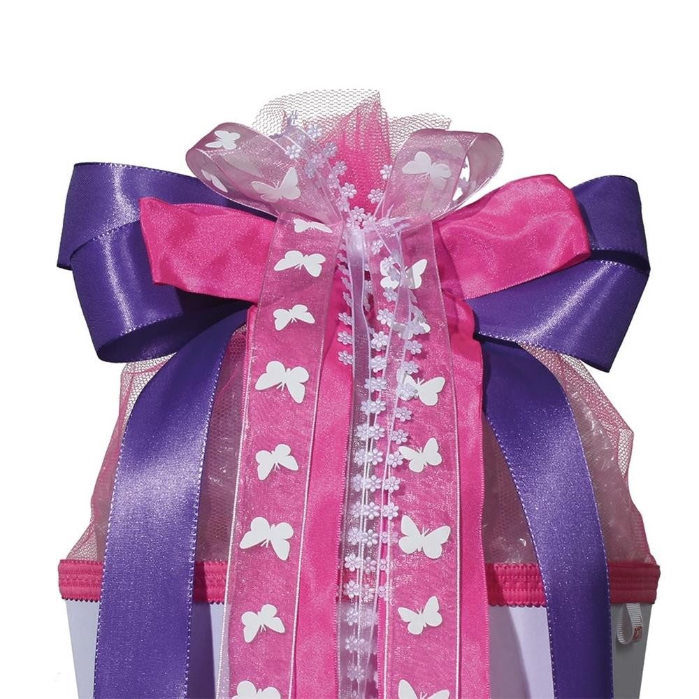 Roth Schultüte Schleife Pink "Purple Rain", ca. 50x23cm für Schultüte Zuckertüte Schulanfang