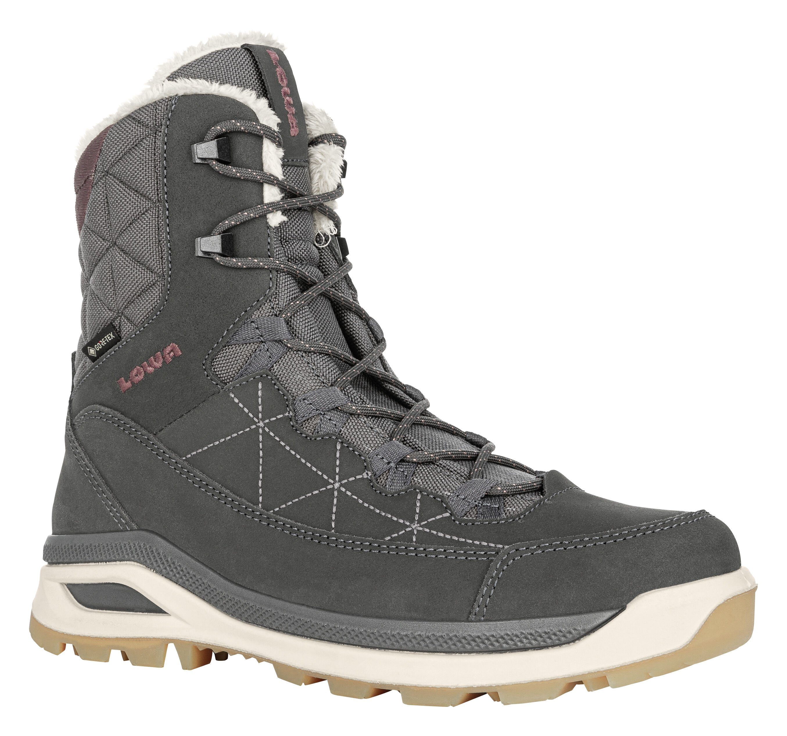 Lowa OTTAWA GTX WS Outdoorschuh (1-tlg) mit GORE-TEX-Partelana-Futter anthrazit/altrosa