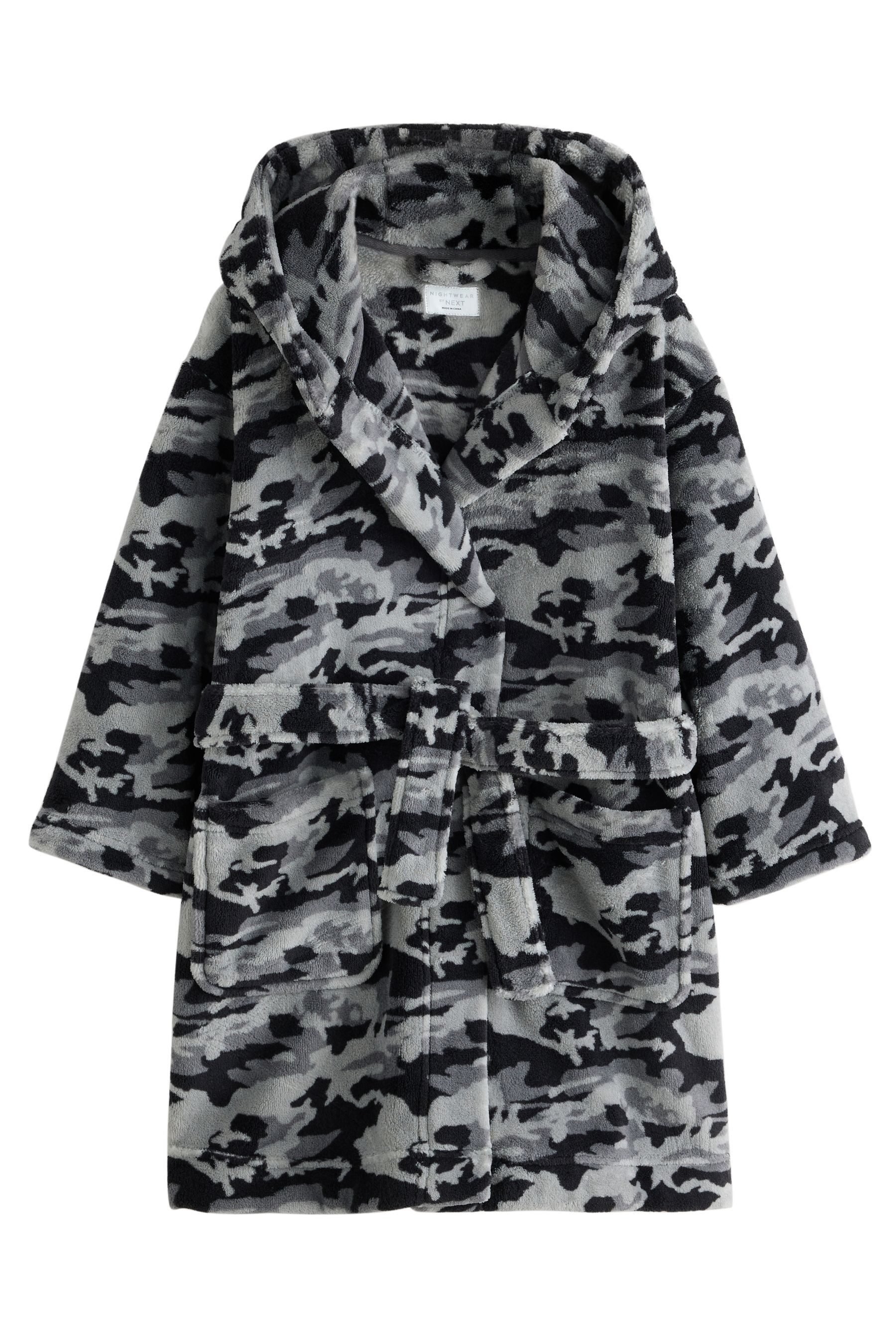 Next Kinderbademantel Fleece-Bademantel, Polyester (recycelt), Polyester